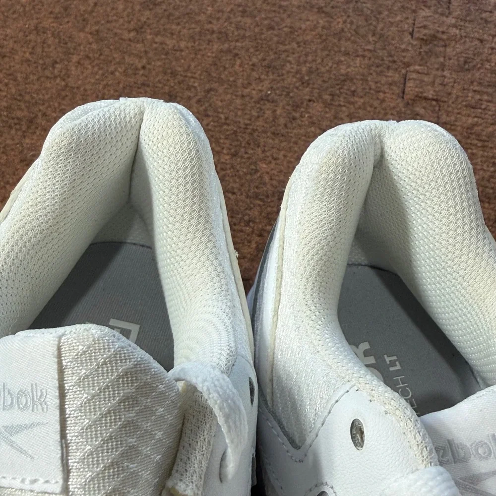 A+ Reebok Work N Cushion 4.0 White Slip Resistant Walking Shoes FU7354 Mens 8.5